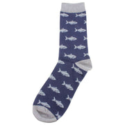 Blue Fish Socks