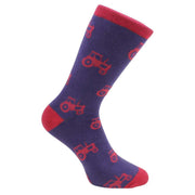 Blue Tractor Socks