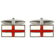 Multi-colour St Georges Cross Cufflinks