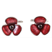Red Poppy Cufflinks