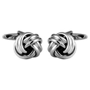Silver Double Cord Cufflinks