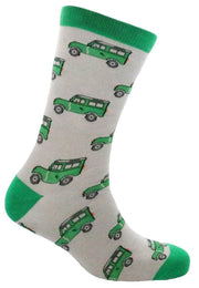 Green Land Vehicle Socks