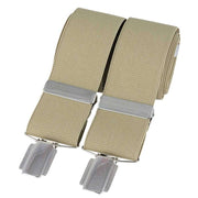 Beige Plain 35mm Clip Braces