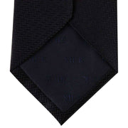 Black Herringbone Tie