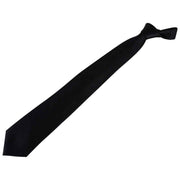Black Herringbone Tie