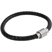 Black Leather Bracelet