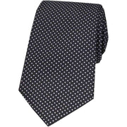 Black Pin Dot Silk Tie