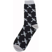 Black Spitfire Socks