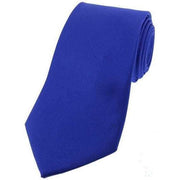 Blue Diagonal Ribbed Silk Tie