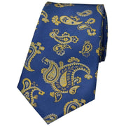 Blue Edwardian Paisley Silk Tie