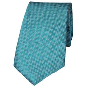 Blue Herringbone Silk Tie