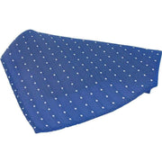 Blue Pin Dots Silk Pocket Square