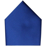 Blue Plain Twill Polyester Pocket Square