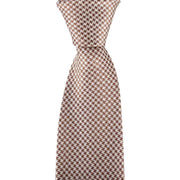 Brown Houndstooth Tie