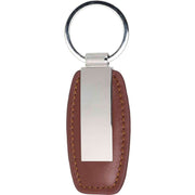 Brown Leather Keyring