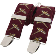 Burgundy Flying Pheasant Classic Country Braces