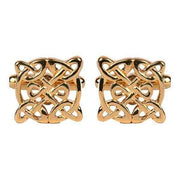 Gold Circular Celtic Cufflinks