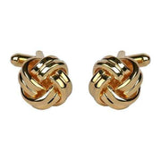 Gold Double Cord Cufflinks