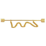 Gold Gold Plated Collar Bar