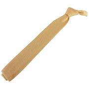 Gold Plain Knitted Tie