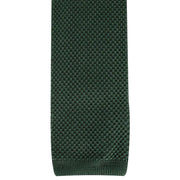 Green Plain Knitted Tie