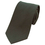 Green Plain Wool Rich Tie