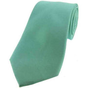 Green Satin Silk Tie