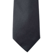 Grey Diagonal Ribbed Tie