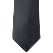 Grey Diagonal Ribbed Tie