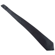 Grey Diagonal Ribbed Tie