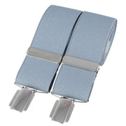 Grey Plain 35mm Clip Braces