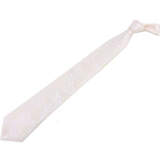 Ivory Large Paisley Tie