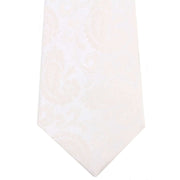 Ivory Large Paisley Tie