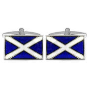 Multi-colour Scottish Flag Cufflinks