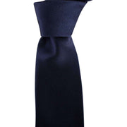 Navy Diagonal Ribbed Tie