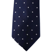 Navy Polka Dot Tie