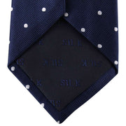 Navy Polka Dot Tie