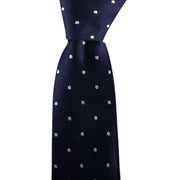 Navy Polka Dot Tie