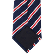Navy Regimental Striped Tie