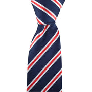 Navy Regimental Striped Tie