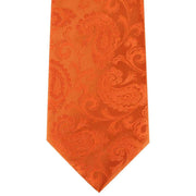 Orange Paisley Tie