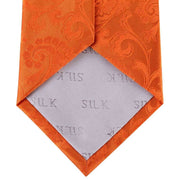 Orange Paisley Tie