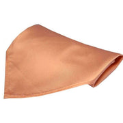 Peach Luxury Satin Silk Handkerchief