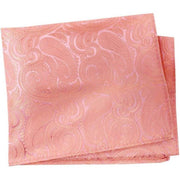Pink Paisley Luxury Silk Handkerchief