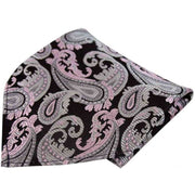 Pink Paisley Silk Handkerchief