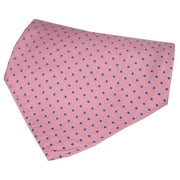 Pink Pin Dot Silk Handkerchief