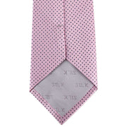 Pink Pin Dot Tie