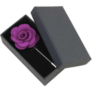 Purple Flower Lapel Pin