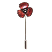 Red Poppy Lapel Pin