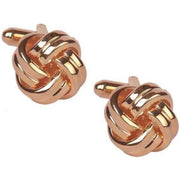 Rose Gold Rose Gold Knot Cufflinks